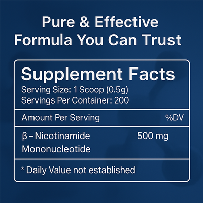 NMN (Nicotinamide Mononucleotide) Pure Powder